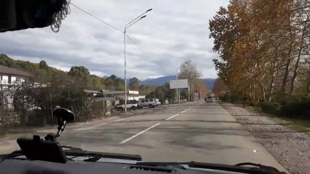 Абхазия, Сухумское шоссе. Ноябрь 2018 смотреть онлайн