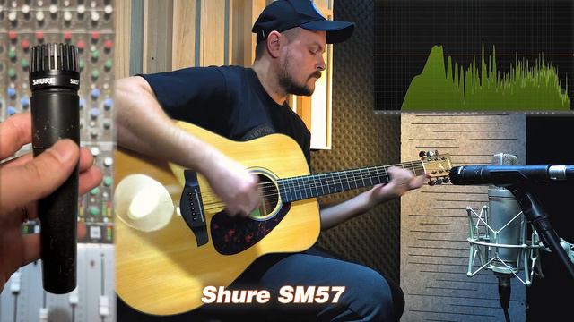 Neumann U87 (vintage) vs Shure SM57 | Microphone Shootout | Acoustic guitar смотреть онлайн