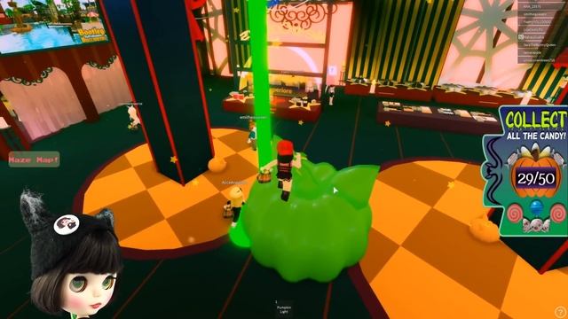 СОБИРАЮ КОНФЕТЫ НА ХЕЛЛОУИН в РОБЛОКС? Необычный лабиринт и паркур в Roblox Obby челлендж смотреть онлайн