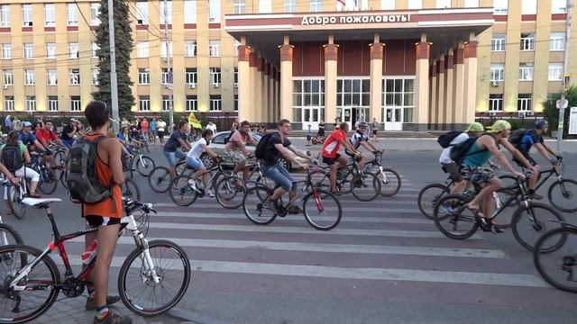 Велопробег: "Не употребляй-катай!" Воронеж 26.06.2013 смотреть онлайн