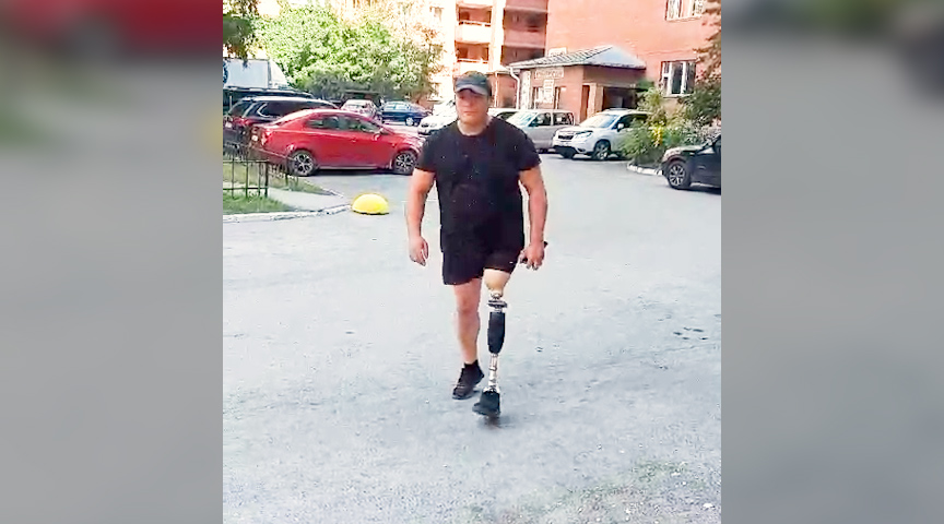 На протезе ноги - хожу так же, как все!!! смотреть онлайн