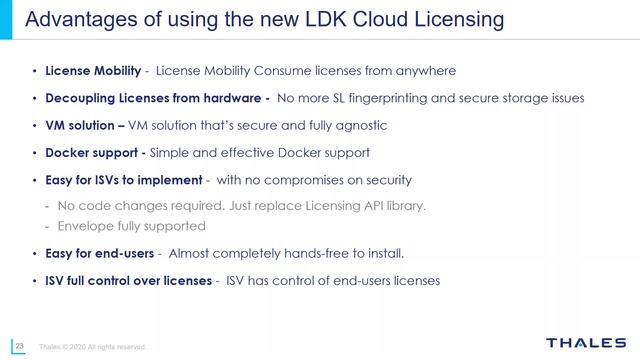 Sentinel LDK 8 release! With Cloud licensing, support for Docker and Android 10, and much more… смотреть онлайн