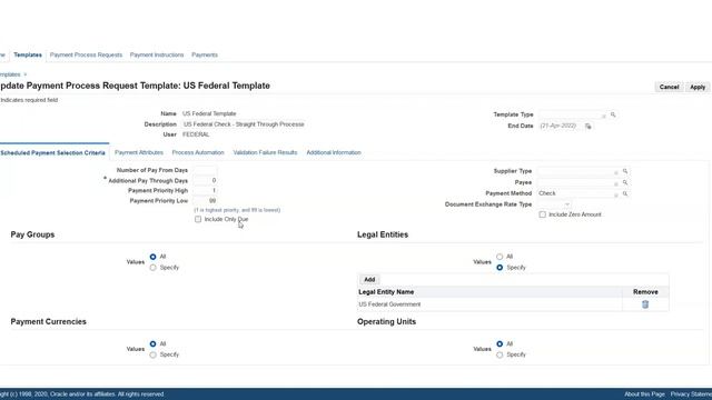 Oracle Functional Financials - EBS Payables PPR (Payment Master/Batch) смотреть онлайн
