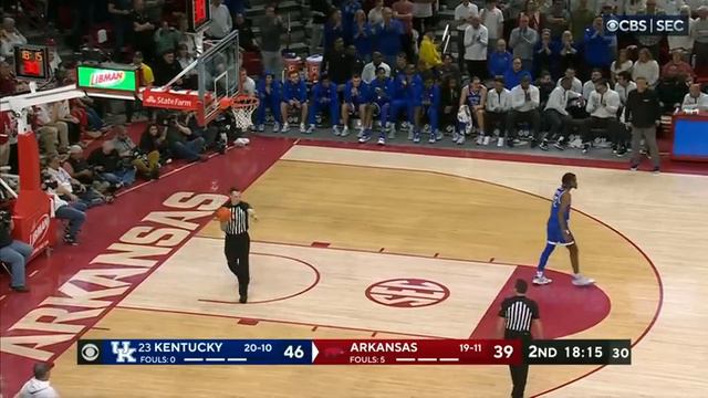 2022-2023 - Kentucky vs Arkansas (Game 31) смотреть онлайн