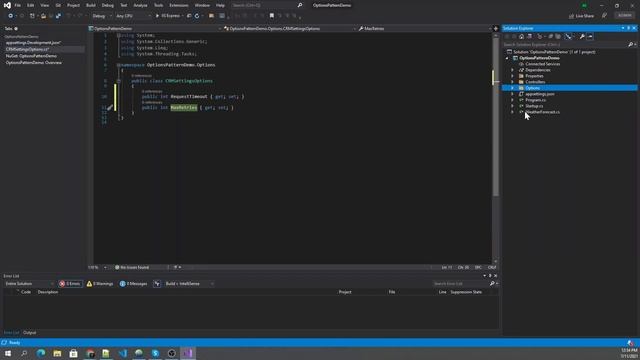 Options Pattern | DEMO смотреть онлайн