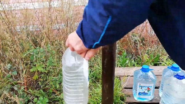 Набираем воду в колонке ?звонок из телеканала