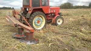 Т-25, Владимирец с Польской роторной косилкой