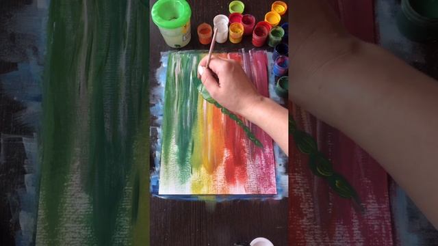 Рисуем вместе. Настроение - стрекоза! Видео - инструкция.