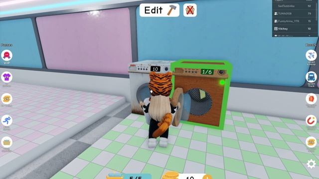 СТИРАЕМ ВСЕ НОСКИ МИРА! СИМУЛЯТОР СТИРКИ в РОБЛОКСЕ ?Laundry Simulator смотреть онлайн