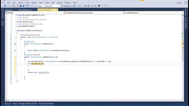 ASP.NET CORE : Generate Correct Status Code in WebAPI смотреть онлайн