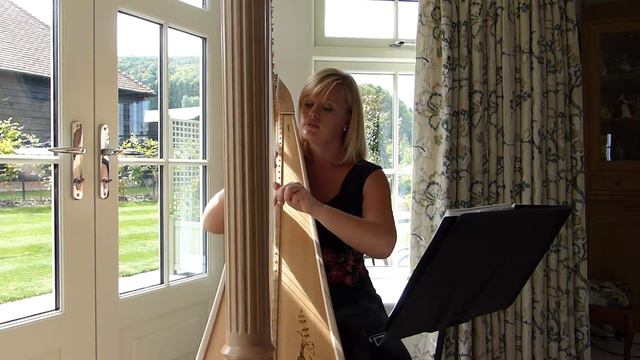 To a Wild Rose, by MacDowell - performed by Nicola Veal Harpist смотреть онлайн