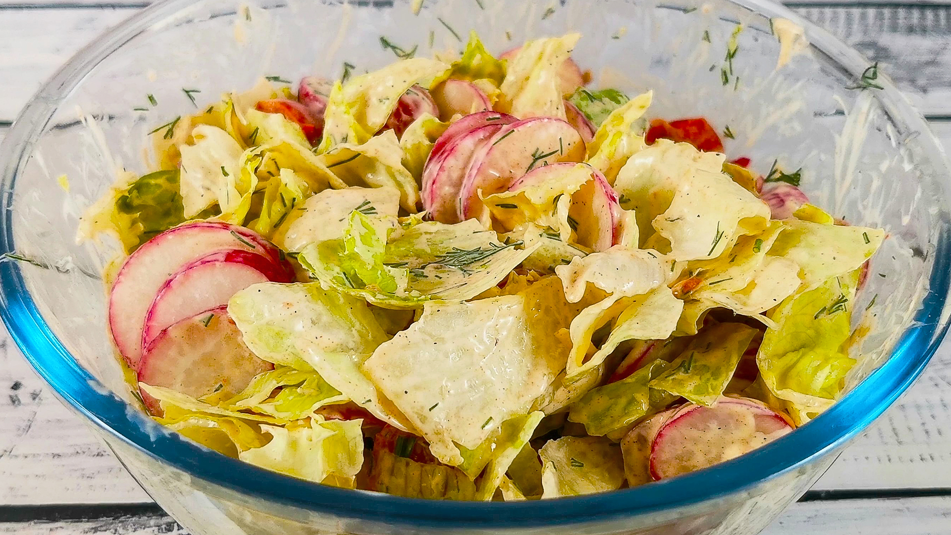 Вкусный витаминный салат из овощей за 5 минут смотреть онлайн