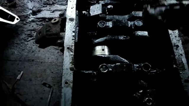 вскрытие двигателя после гидроудара. смотреть онлайн