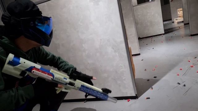 No night vision? Fine we'll just shoot in the dark | Nerf CQB ft. Sweetheart Storm FB1 Gameplay смотреть онлайн
