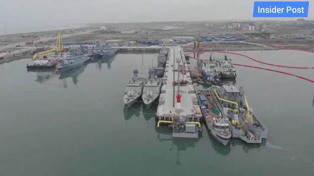🇷🇺 More than 20 ships of the Caspian flotilla relocated to the new port of Kaspiysk смотреть онлайн