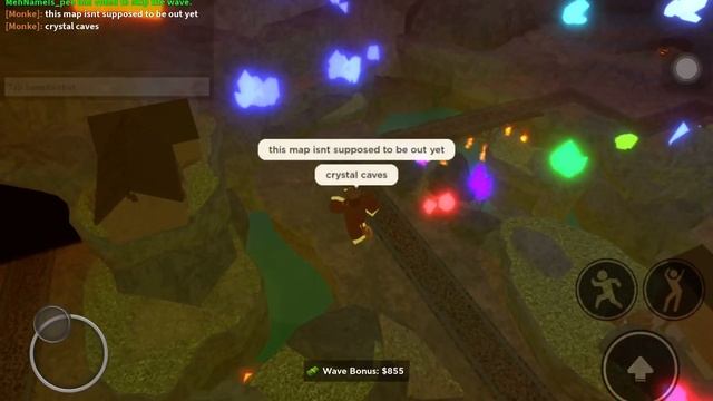 CRYSTAL CAVES MAP (UNRELEASED) ROBLOX TDS смотреть онлайн
