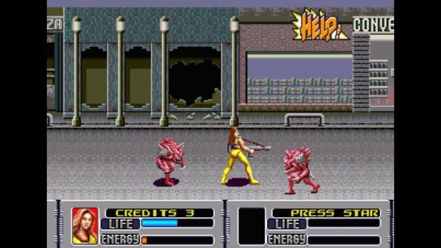 Sega Mega Drive 2 (Smd) 16-bit Alien Storm Mission 3 Alien's nest