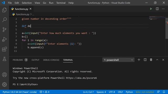 #19 Ascending Descending program using functions and list | Python смотреть онлайн