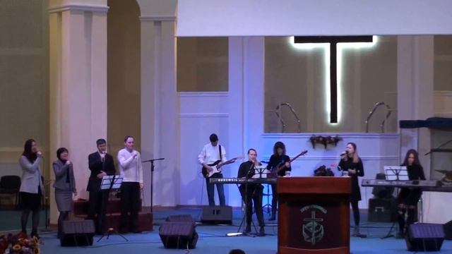 Хочу я быть у ног Твоих - группа прославления ц. "Ковчег" - 1.04.18 смотреть онлайн