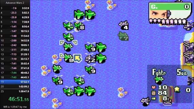 Advance Wars 2 Any% Speedrun in 1:27:00 смотреть онлайн