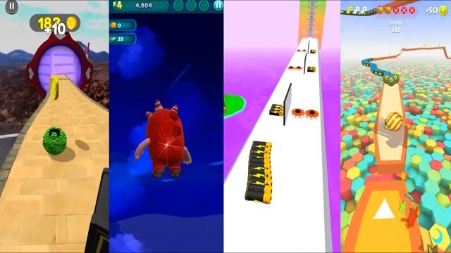 Going Balls vs Oddbods Turbo Run vs Battery Run vs Action Balls #28 смотреть онлайн