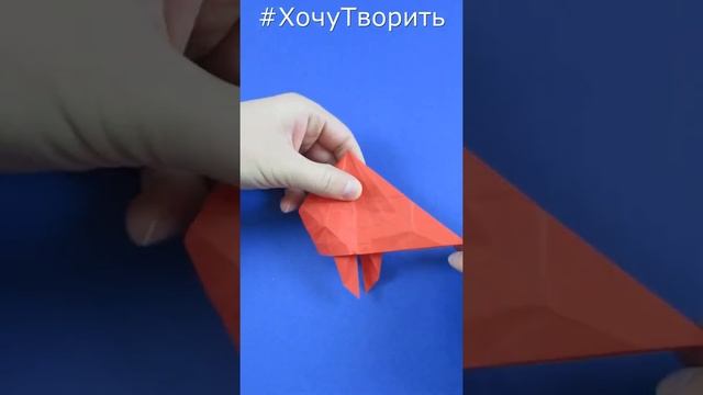 Как сделать стрекозу из бумаги - Оригами стрекоза #shorts смотреть онлайн