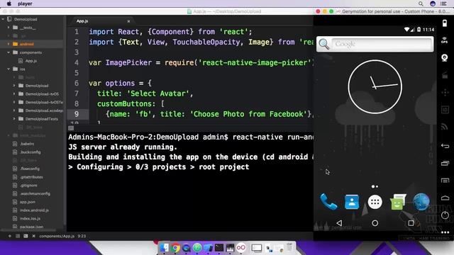 REACT NATIVE - IMAGE PICKER & FILE UPLOAD - Bài 4: Image picker với android смотреть онлайн