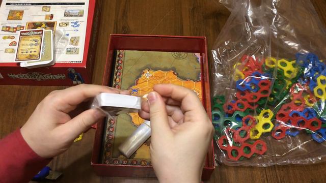 Распаковка настольной игры Gonzaga (Гонзага) смотреть онлайн