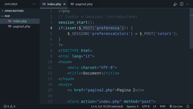 Maestro PHP 8 - Array superglobale $_SESSION #21 смотреть онлайн