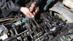 VOLVO FM-13 Регулировка клапанов, насос-форсунок.