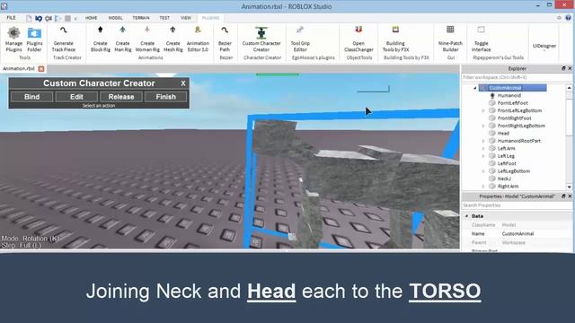 Roblox Custom Character Creation and Animation! смотреть онлайн
