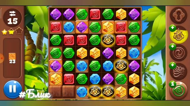 #Блик ✨ Прохождение игры ✨ Планета самоцветов ✨ три в ряд ✨ 176 уровень смотреть онлайн