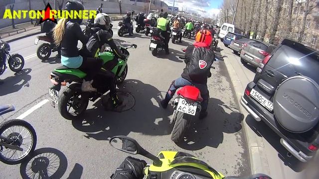 Открытие мотосезона 2015 Москва #2 ДОЛГИЙ СТАРТ смотреть онлайн