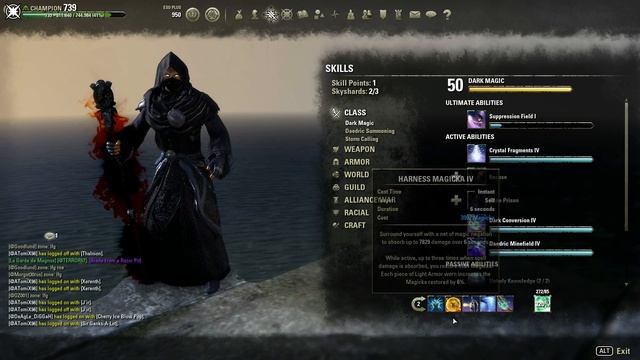 ESO - Magicka Sorc PvP BUILD - HORNS OF THE REACH ( 1mn 50 ) смотреть онлайн