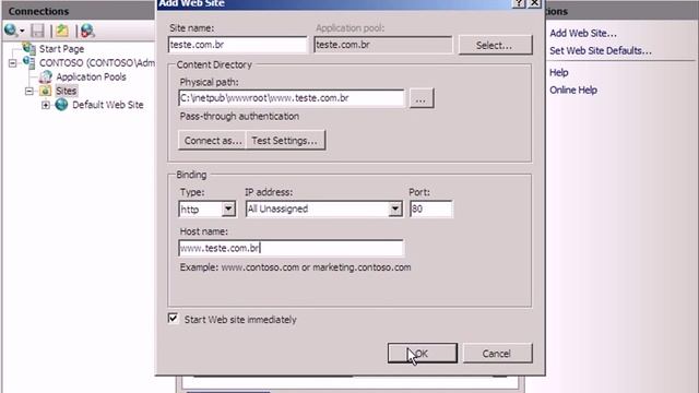 Criando Site no IIS 7 смотреть онлайн