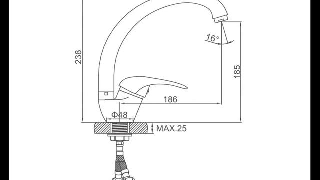 Обзор смесителя Ledeme L5902M смотреть онлайн