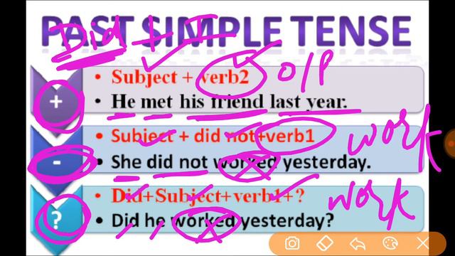 past simple tense || past simple tense in english || past simple tense in hindi смотреть онлайн