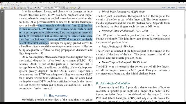 Comparing Dynamic Hand Rehabilitation Gestures in Leap Motion Using Multi Dimensional Dynamic Time смотреть онлайн