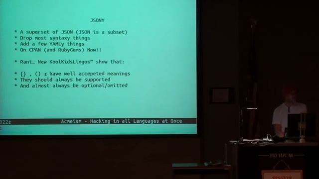 Ingy dot Net - Acmeism: Hacking in Every Language at Once смотреть онлайн