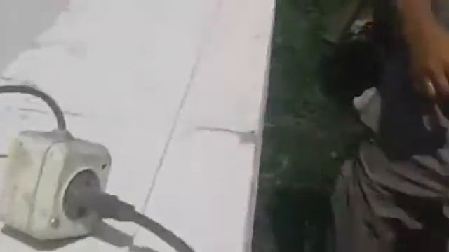 Штробим газосиликат фрезером ,для последующего армирования. смотреть онлайн