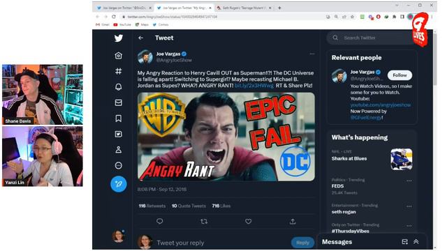 Angry Joe DEMANDS Apology From Eric July! смотреть онлайн