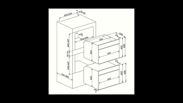 Компактный духовой шкаф SMEG