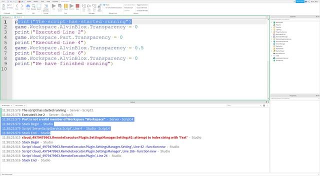 How To Script On Roblox - 2 (Print and Debugging) смотреть онлайн