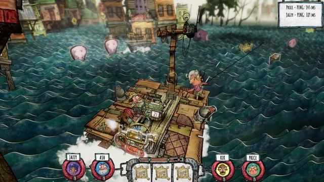 Trash Sailors - WE ARE TRASH PIRATES!! (4 Player Gameplay) смотреть онлайн