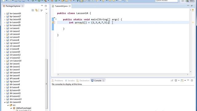 Lesson 14 - Java Tutorial - Arrays Of Strings смотреть онлайн
