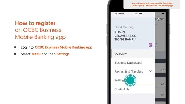 OCBC OneCollect | How to Register and Login (Velocity@ocbc or Business Mobile Banking app) смотреть онлайн