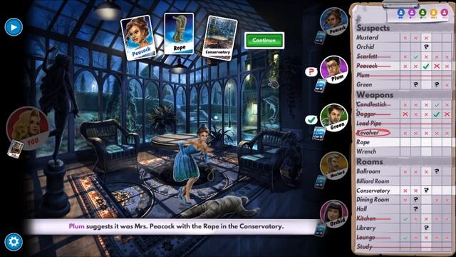 Clue/Cluedo: The Classic Mystery Game, Miss Scarlet Game (Tudor) смотреть онлайн