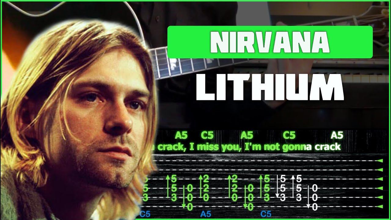 Nirvana - Lithium | Разбор песни на гитаре | Табы, аккорды смотреть онлайн