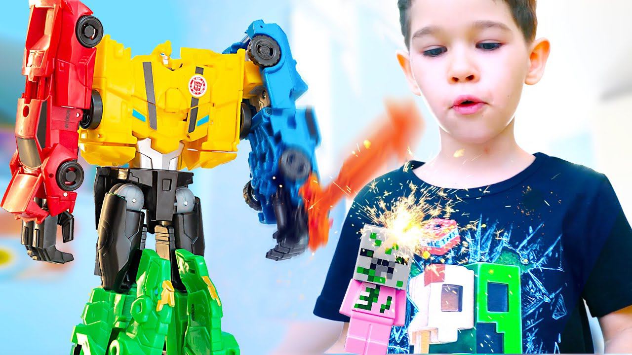 Трансформеры Бамбалби vs Свинозомби смотреть онлайн