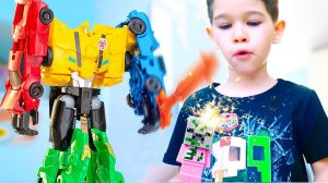 Трансформеры Бамбалби vs Свинозомби